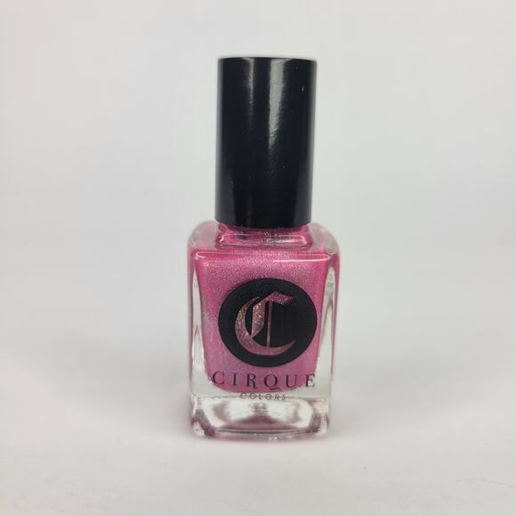 Cirque Nail Polish "Plur" NEW Pink Glitter Shimmer Holo Iridescent Lacquer - Picture 3 of 8